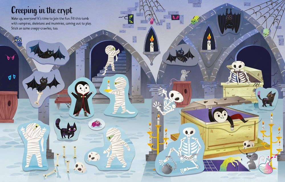 First Sticker Book Halloween : Usborne