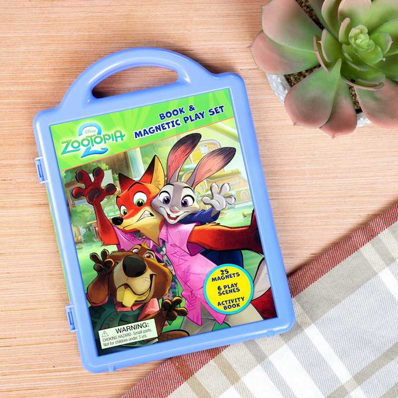 Zootopia 2: Book and Magnetic Play Set by Dienesa Le
