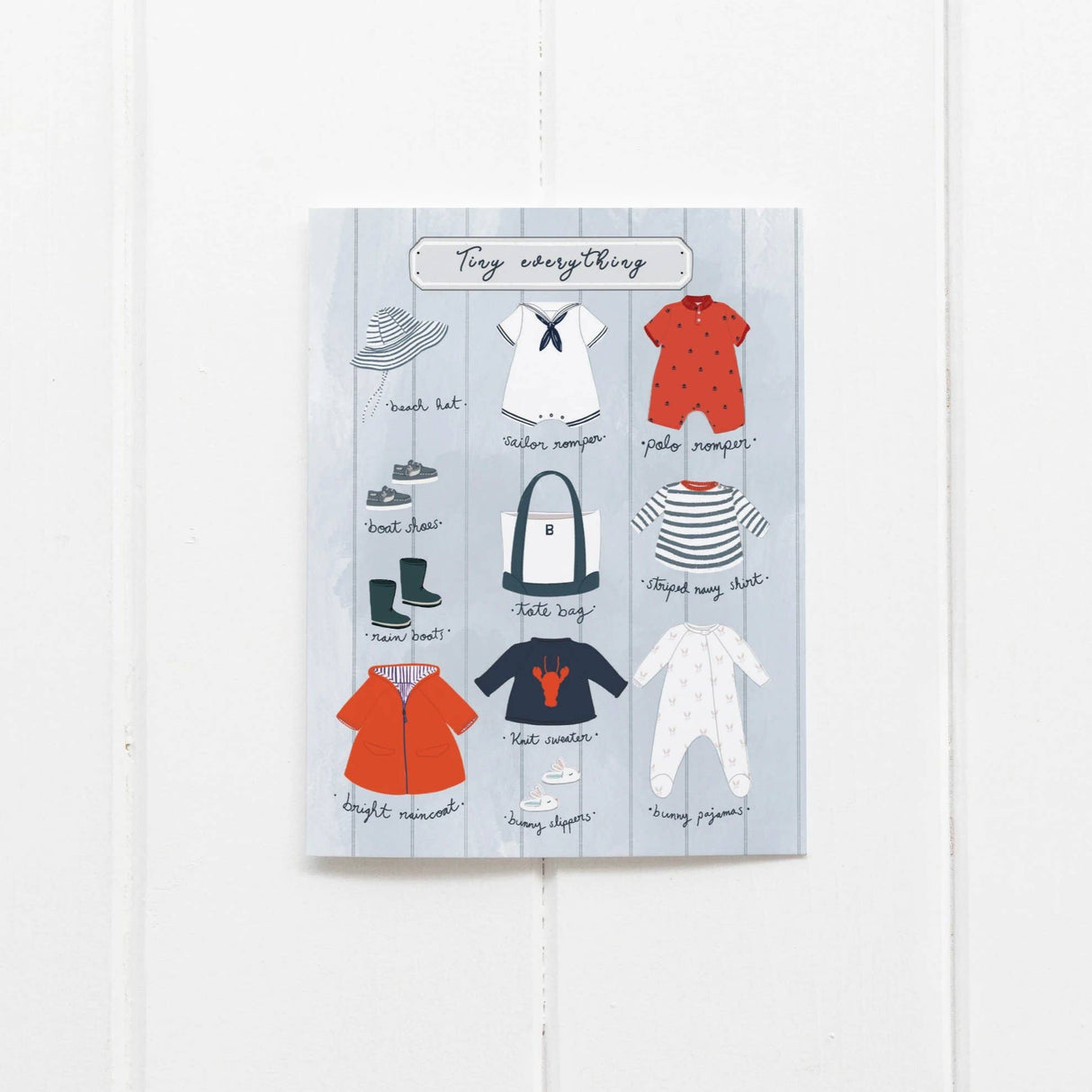 Tiny Everything Boy Greeting Card