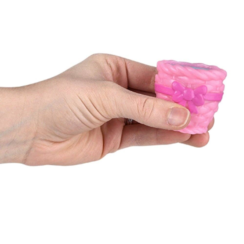Squeezy Pop Up Bunny In Easter Basket 3" 12/disp - LLB Toys