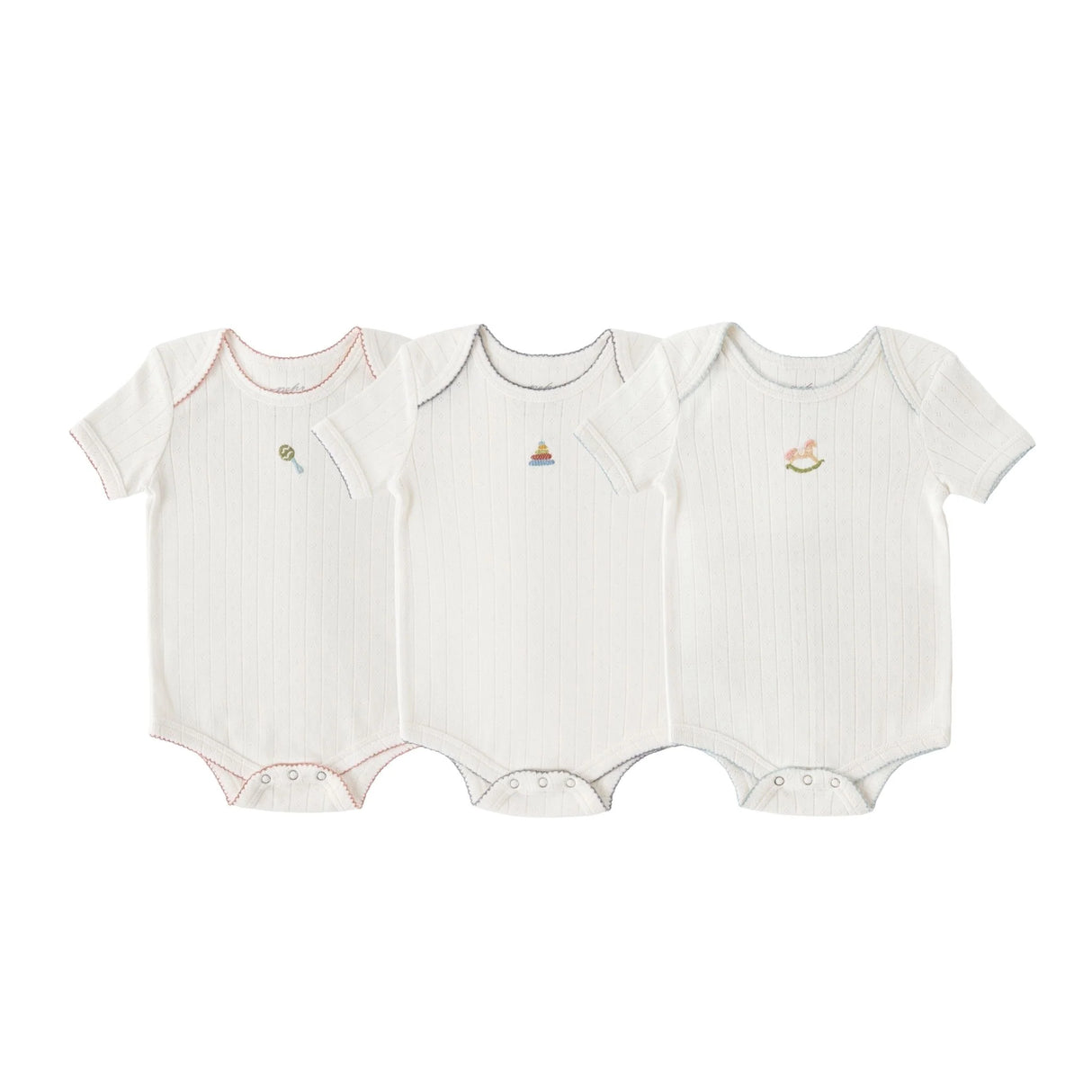 Petit Pehr Pointelle One-Piece 3-Pack