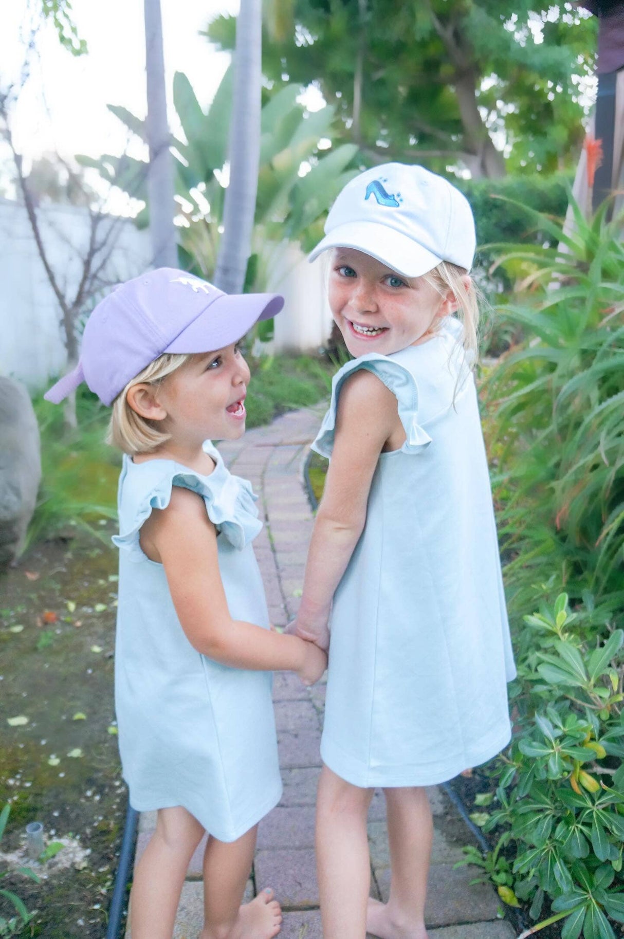 Rainbow Unicorn Bow Baseball Hat (Baby, Youth)