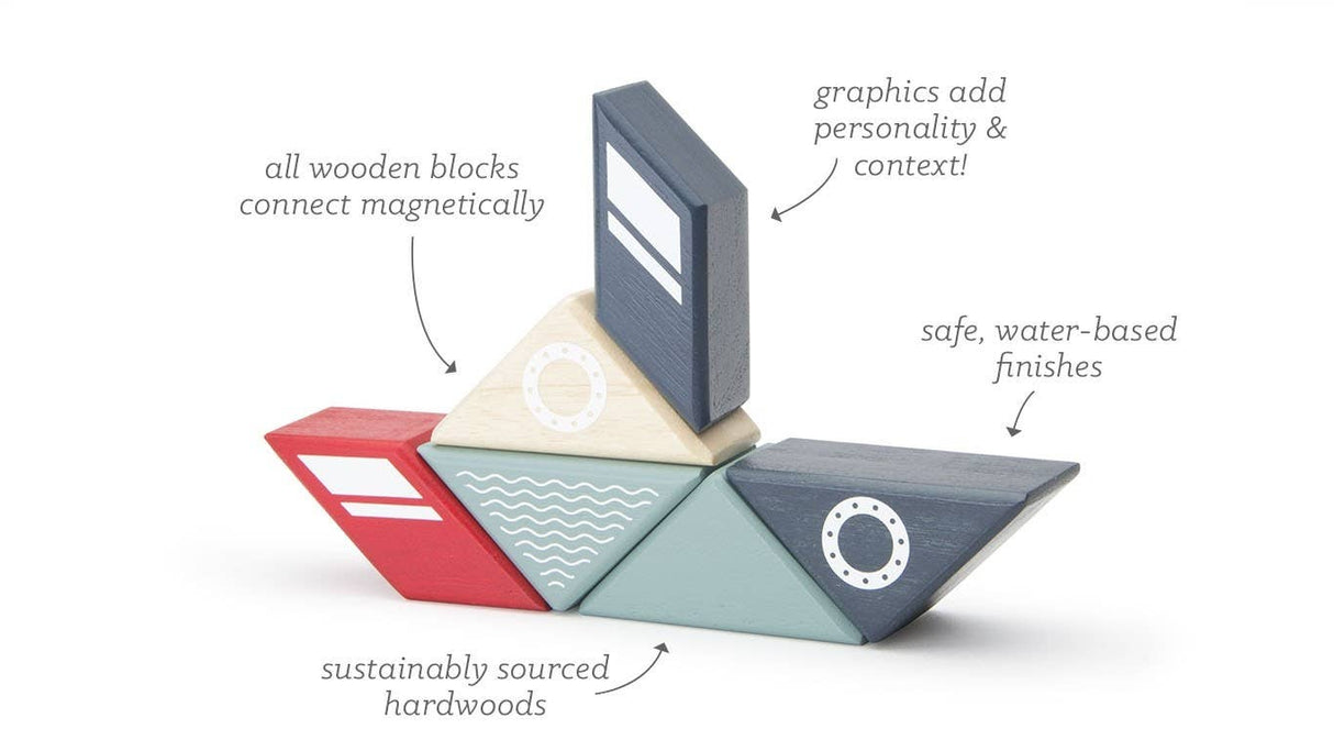 Travel Pals - Magnetic Wooden Block Set