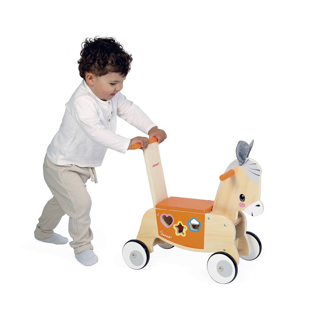 Farm | Ride-On | Donkey with Shape Sorter