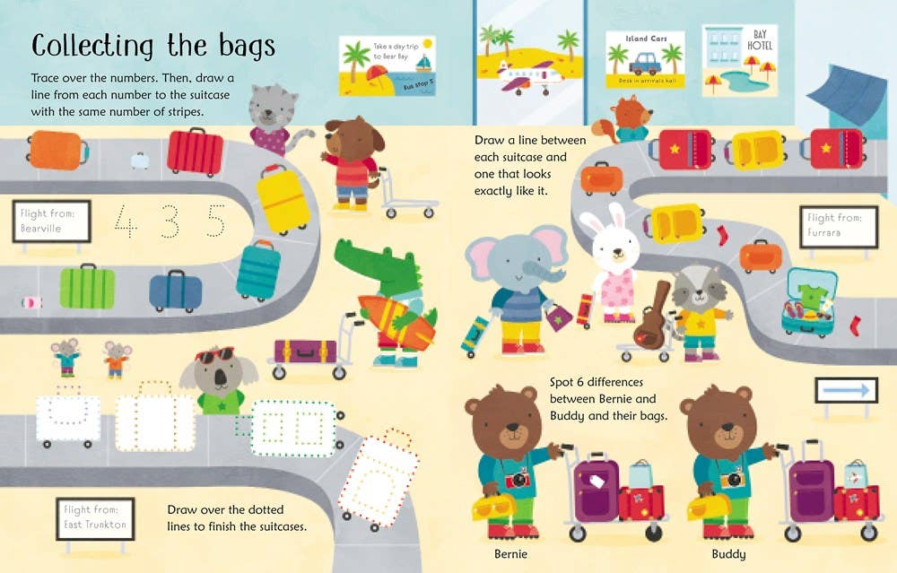 Wipe-Clean Airport Activities : Usborne