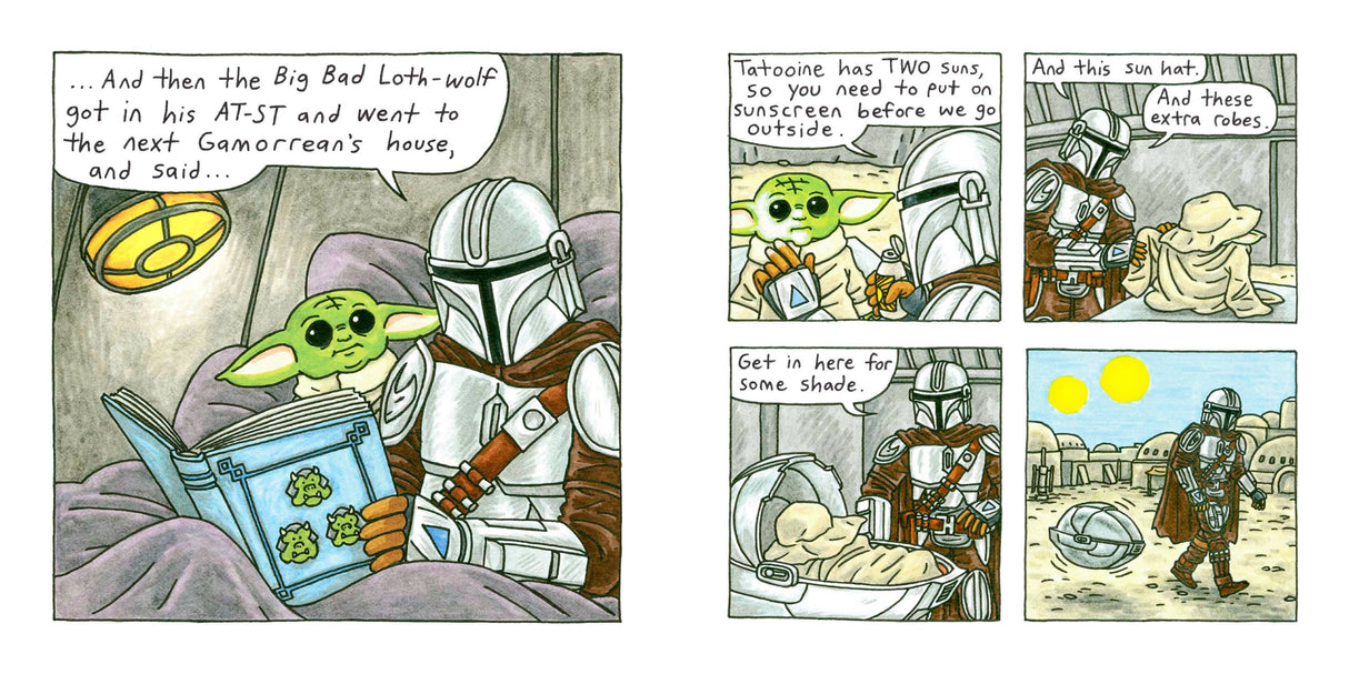 Star Wars The Mandalorian and Child