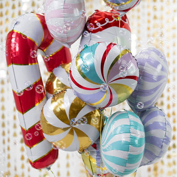 Candy Foil Balloon - Glossy Finish in Mixed Colors | 14 Inches Party Decor
