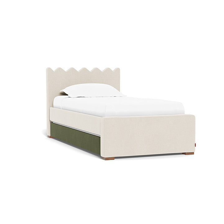 Moss Green Velvet Trundle Fabric (Performance Velvet)