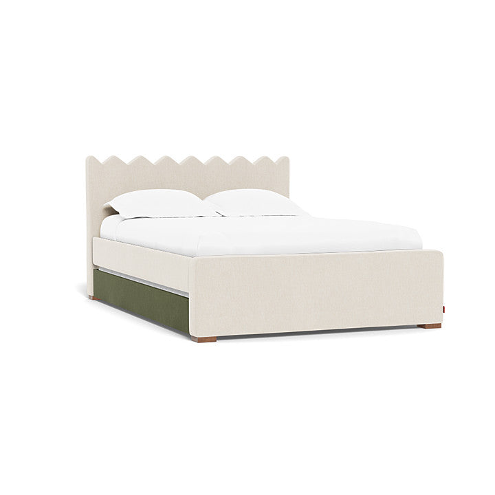 Moss Green Velvet Trundle Fabric (Performance Velvet)