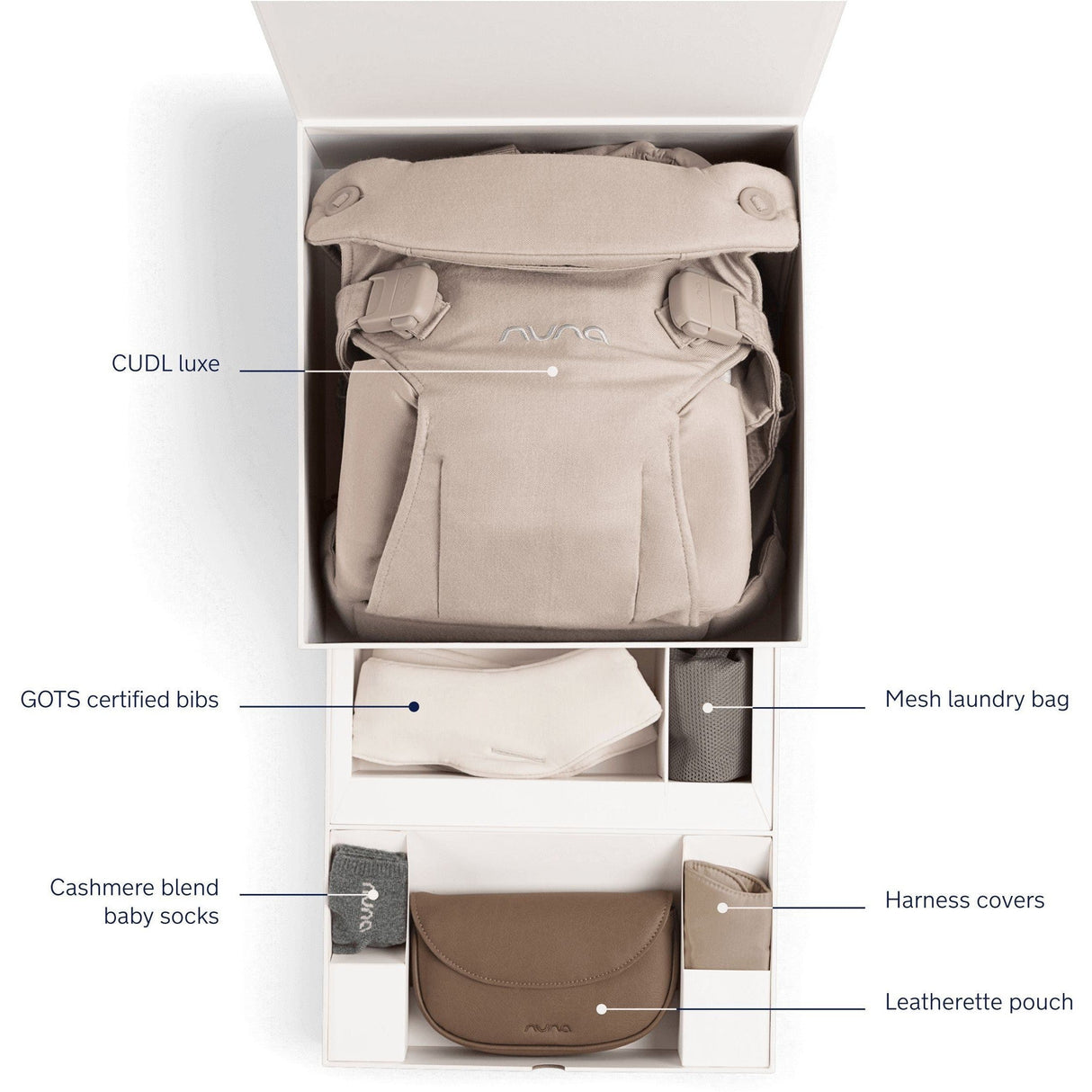 New! Nuna CUDL LUXE Baby Carrier