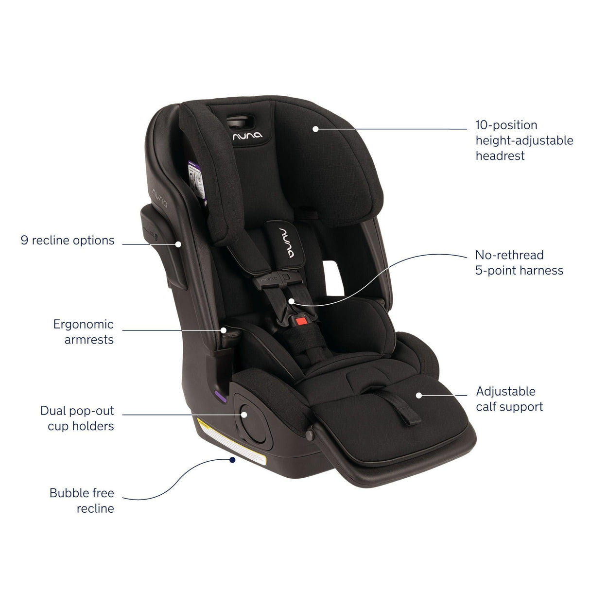 New! Nuna LUMN Harness Booster Seat