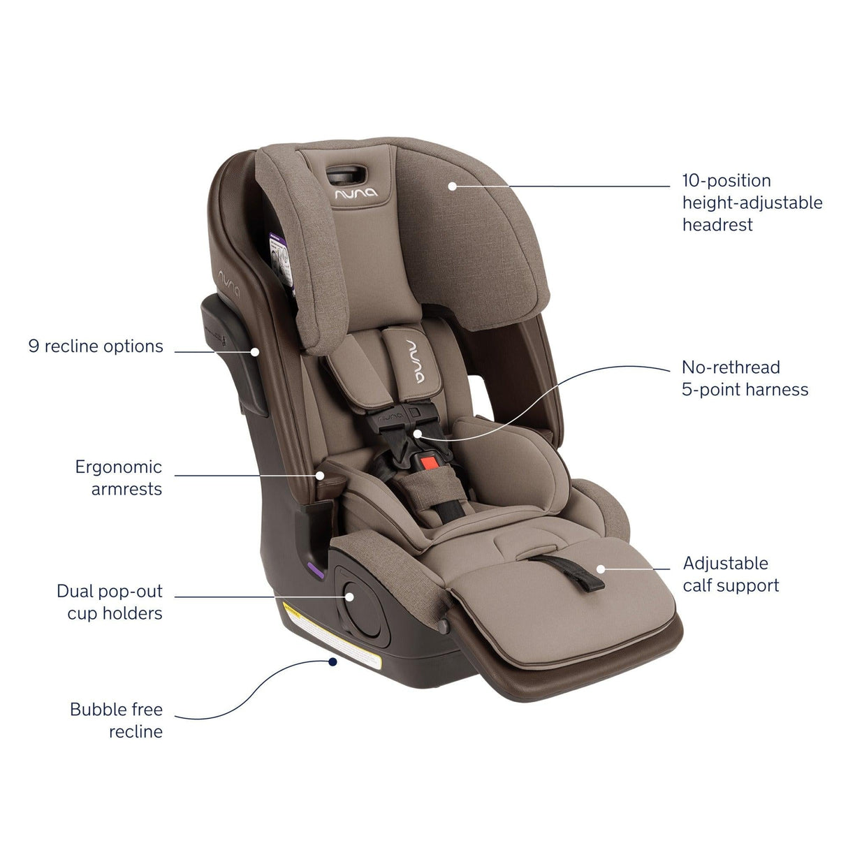 New! Nuna LUMN Harness Booster Seat