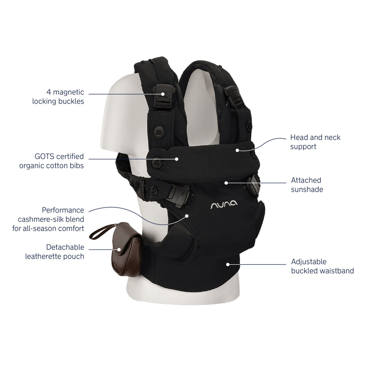 New! Nuna CUDL LUXE Baby Carrier