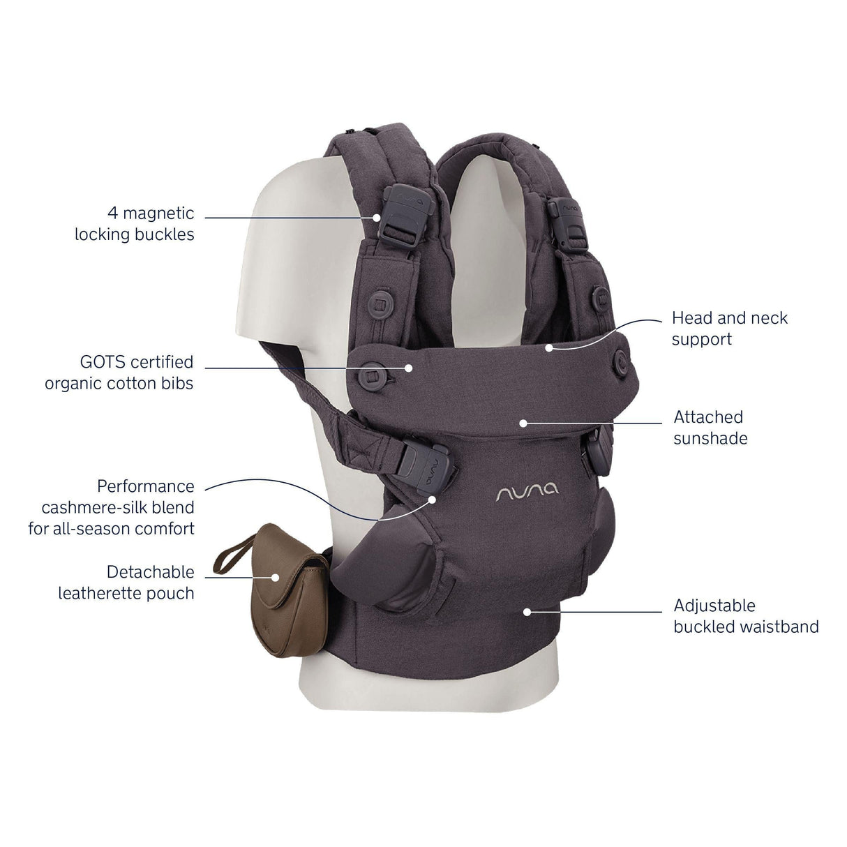 New! Nuna CUDL LUXE Baby Carrier