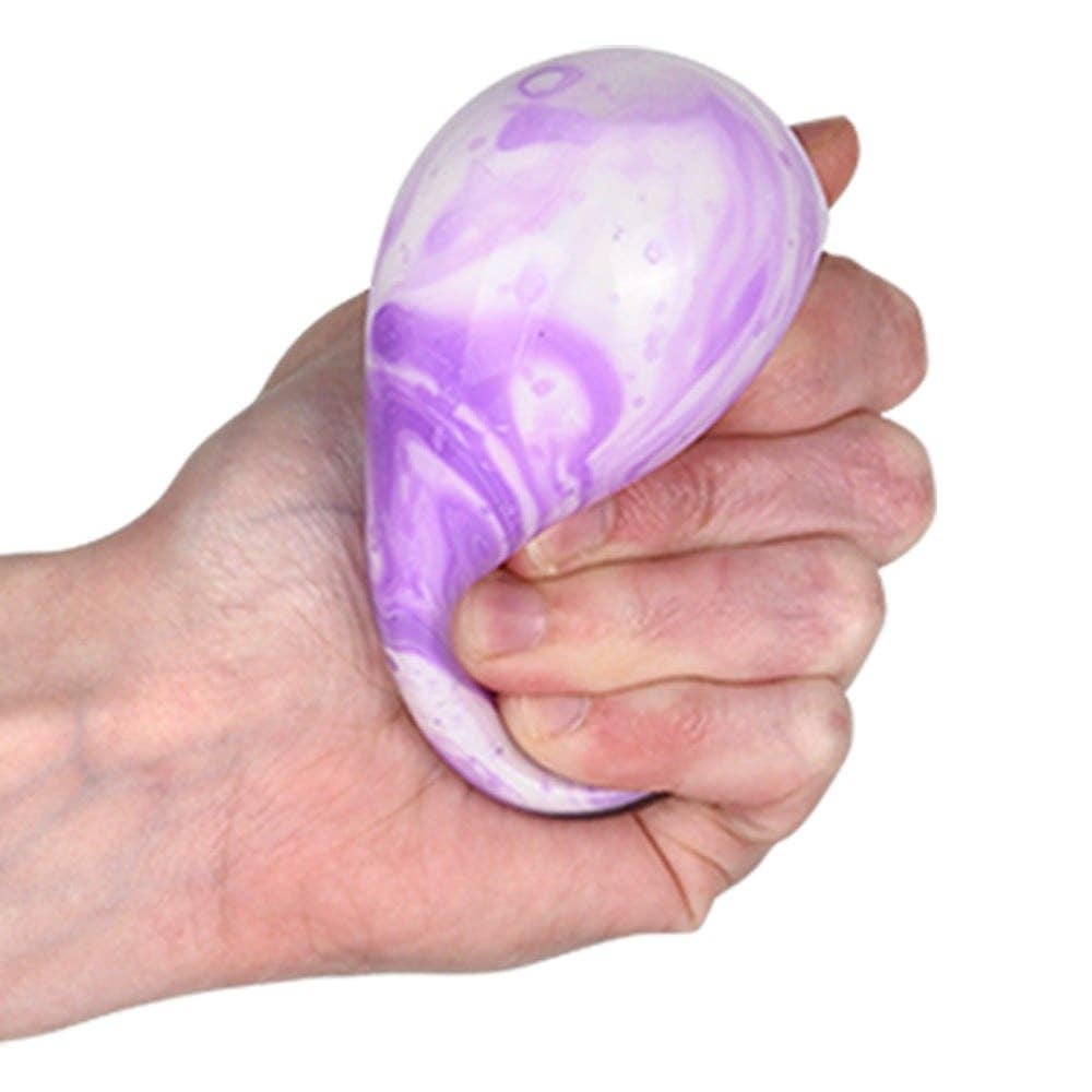 2.5" Squish And Stretch Marbleized Easter Egg - LLB Toys