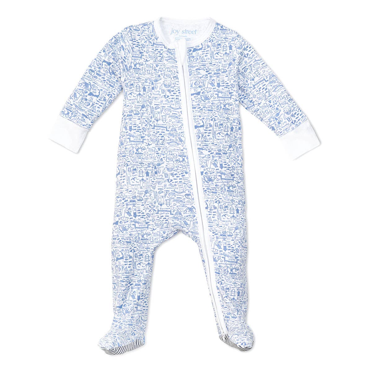 Cape Cod Zip Baby Onesie