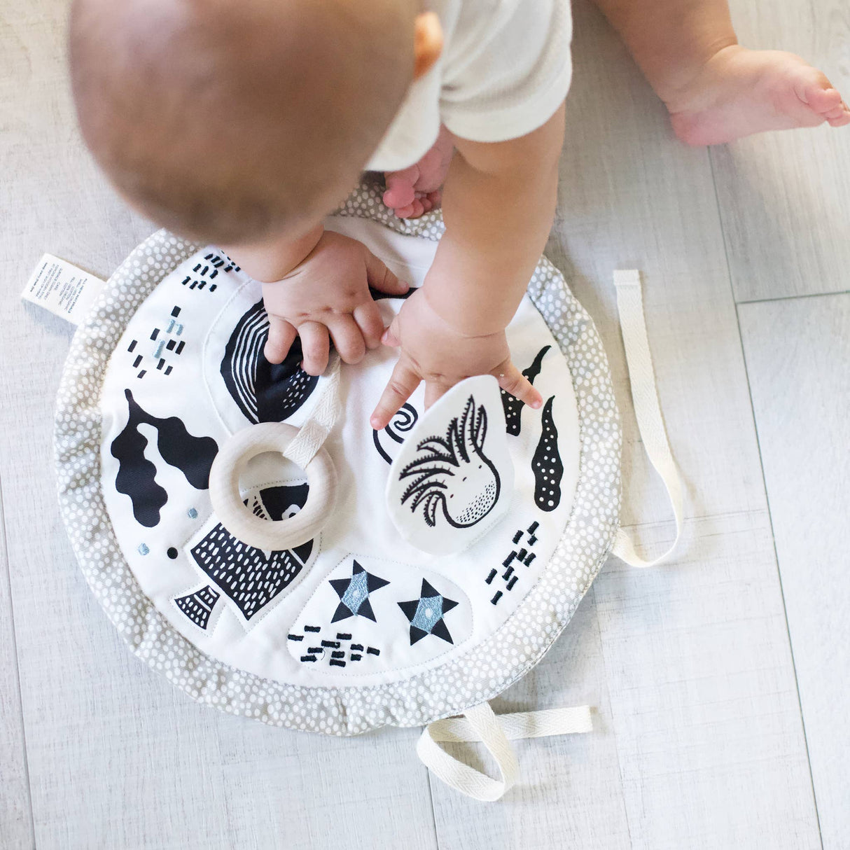 Organic Activity Pad for Baby - Ocean Animals