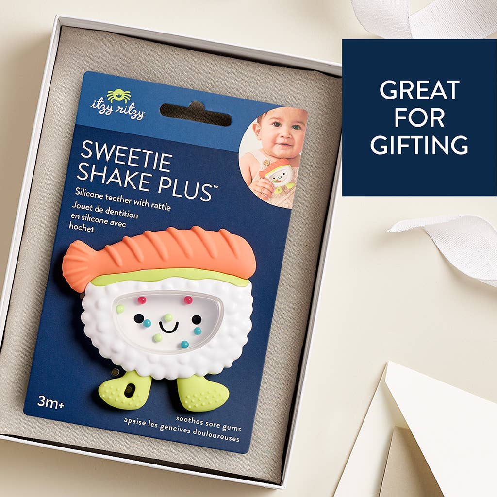 Sweetie Shake Plus™ - Teething + Rattle Toy