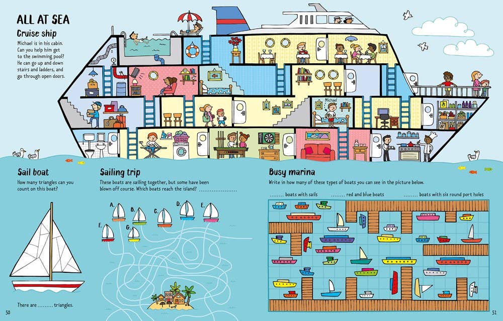 Travel Activity Book : Usborne