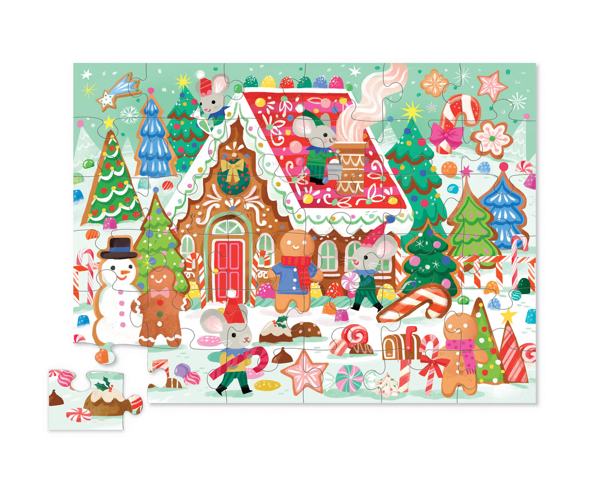 36-Piece Puzzle - Gingerbread House