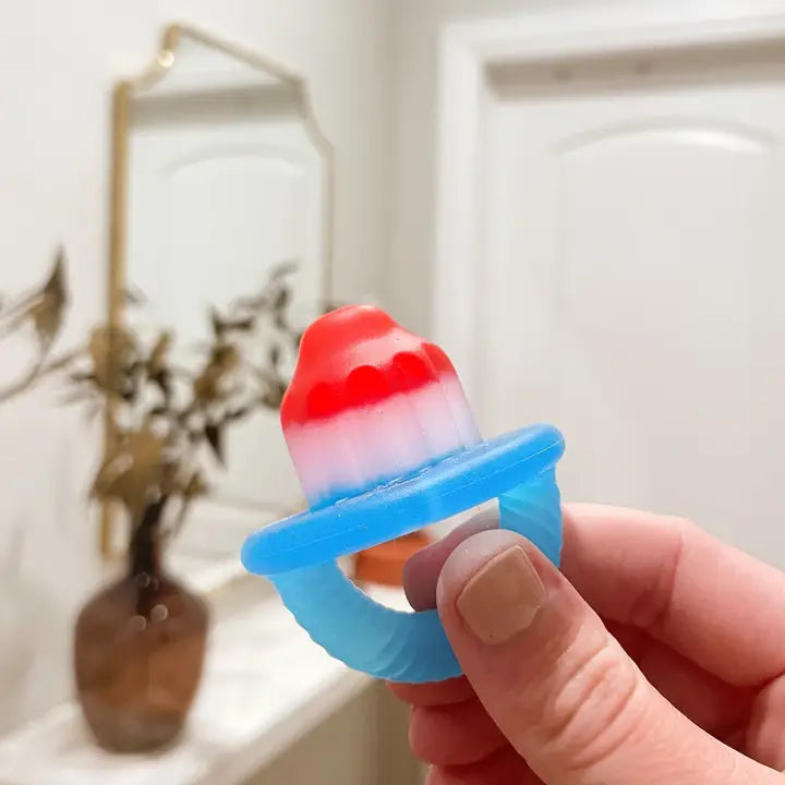 Teensy Teether™ Hero Pop Soothing Silicone Teether