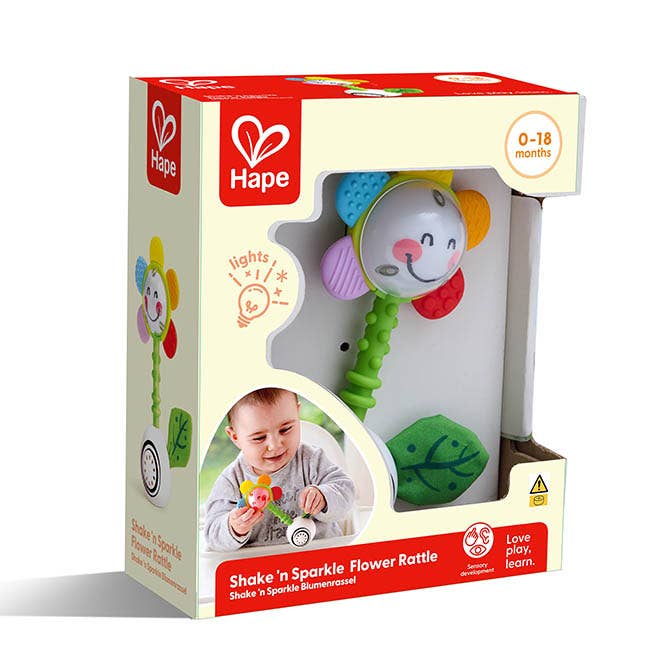 Shake 'n Sparkle Flower Rattle