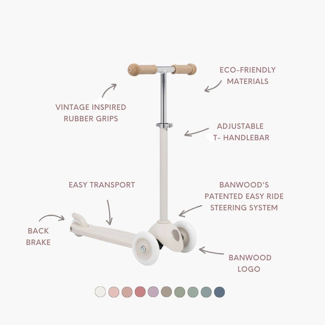 Banwood ECO Scooter - Ivory
