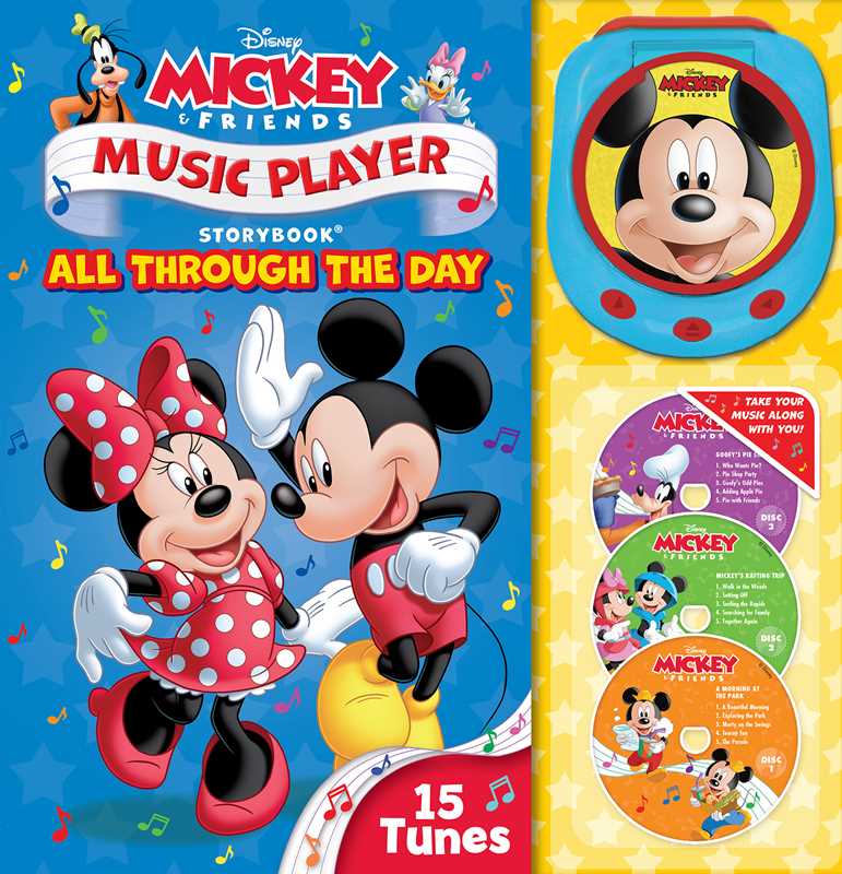 Disney Mickey Mouse: All Through the Day Music Player Storybook by