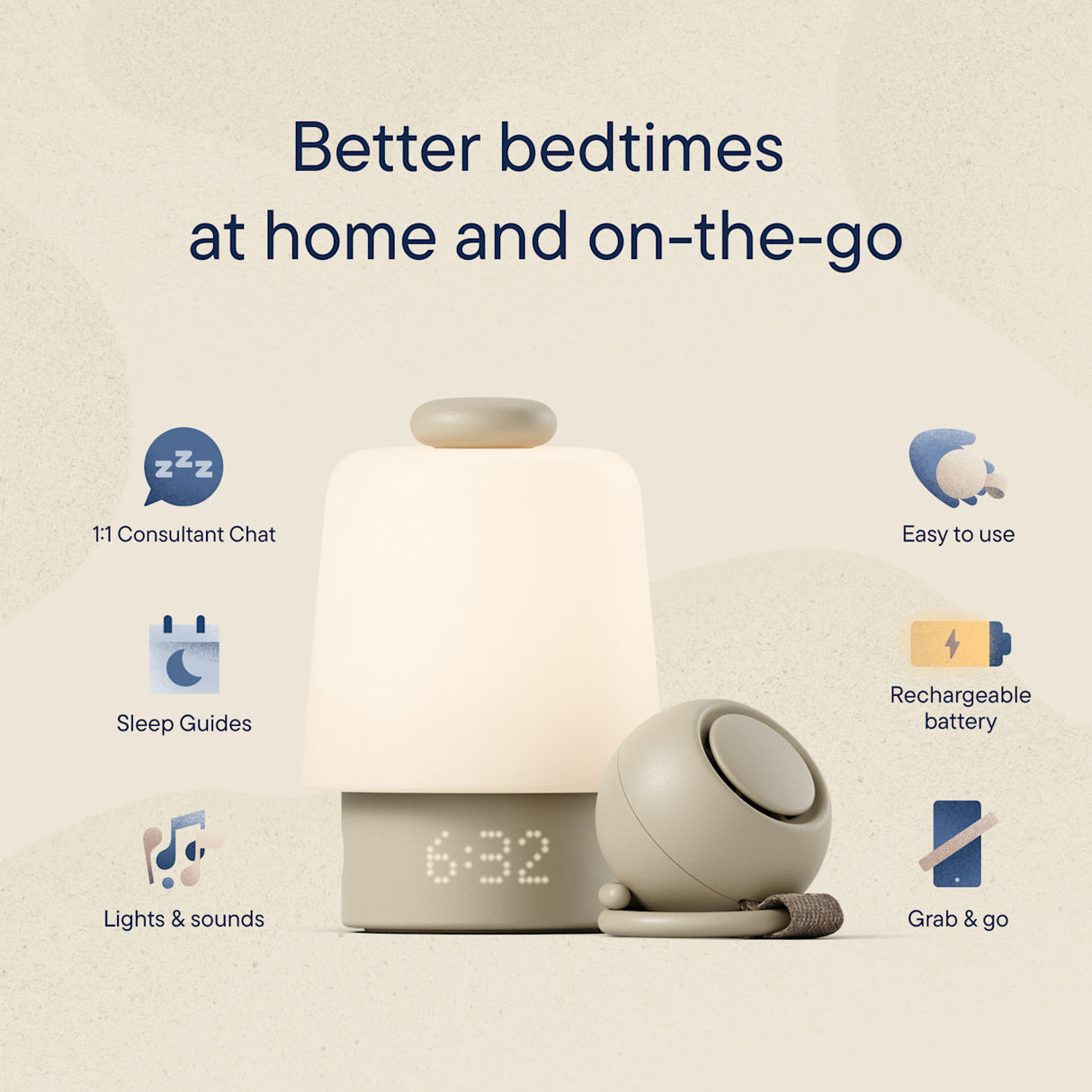 Hatch Baby Sleep Bundle: Home & Travel Sound Machines