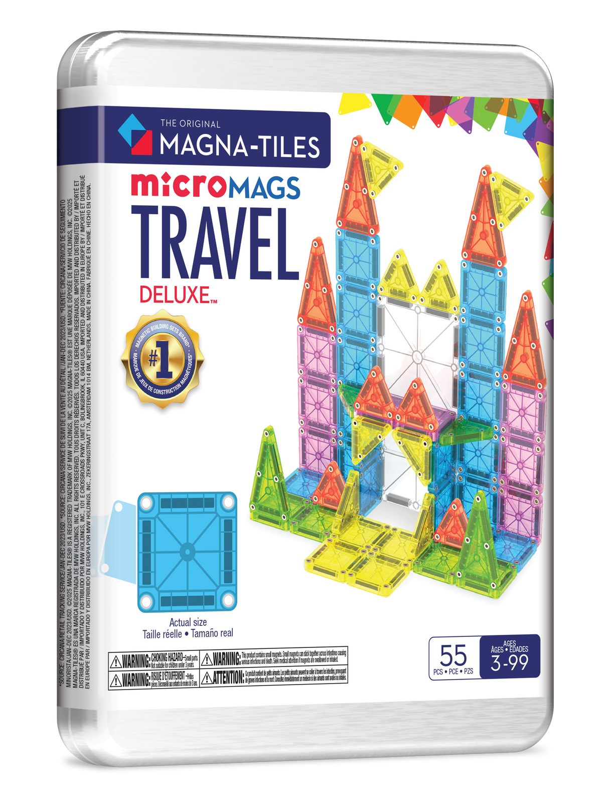 Magna-Tiles Travel Set Deluxe 55-Piece Set