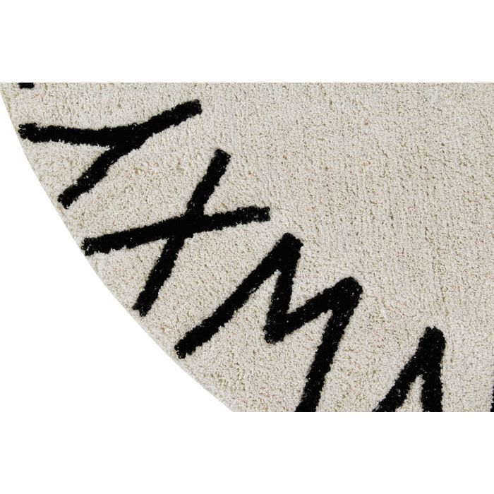 Round Abc Natural-Black