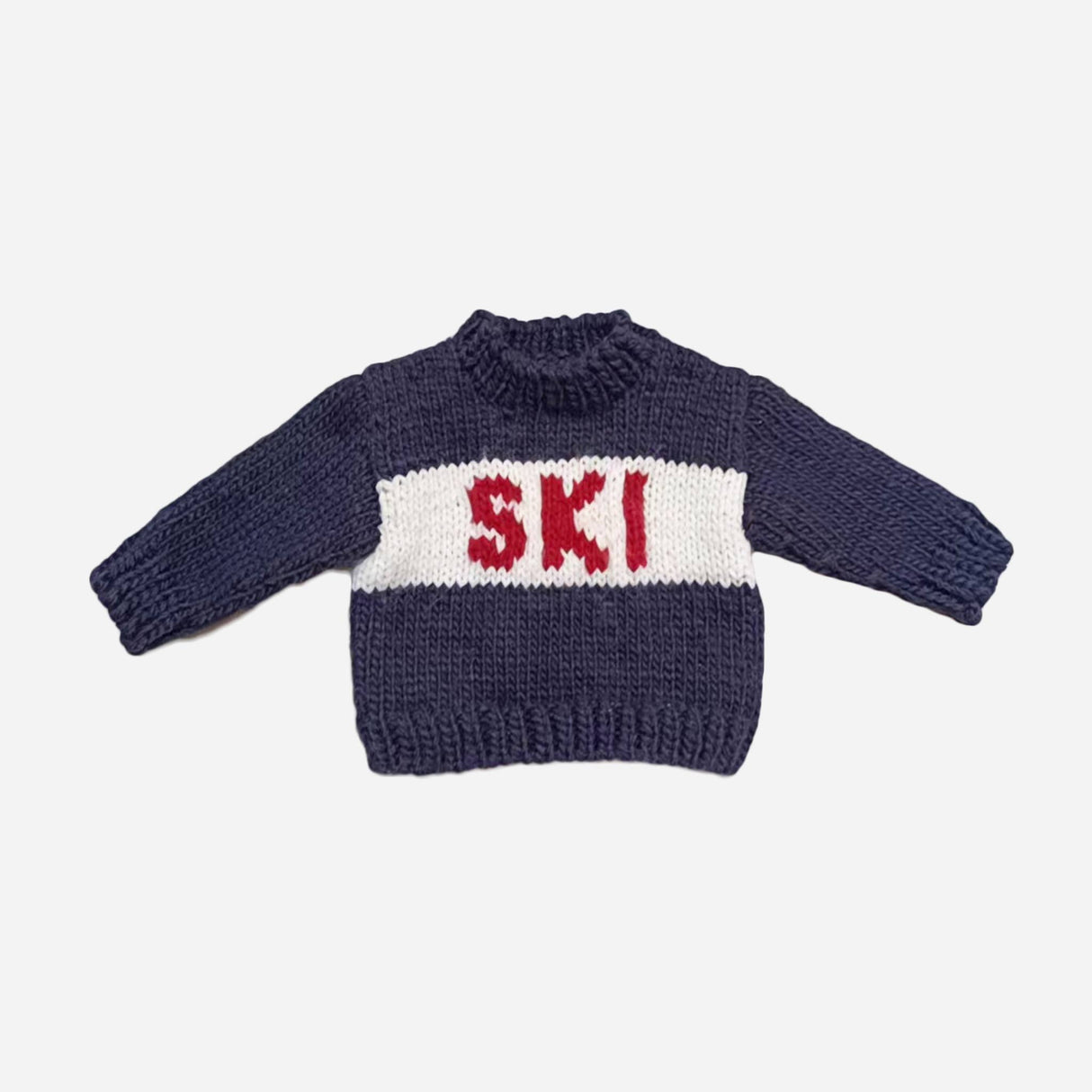 Ski Sweater, Navy Baby Kids Christmas Holiday Winter Gift
