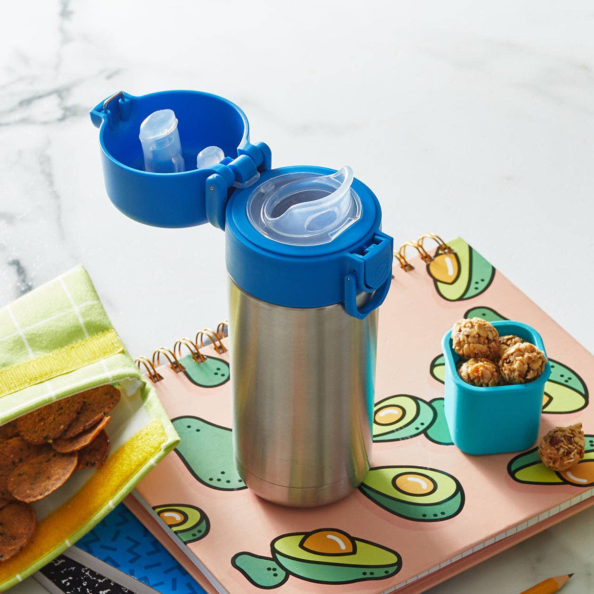 Stainless Steel 12 oz Pour Spout Water Bottle
