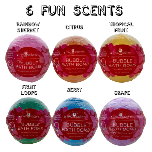 Valentine Surprise Bubble Bath Bombs