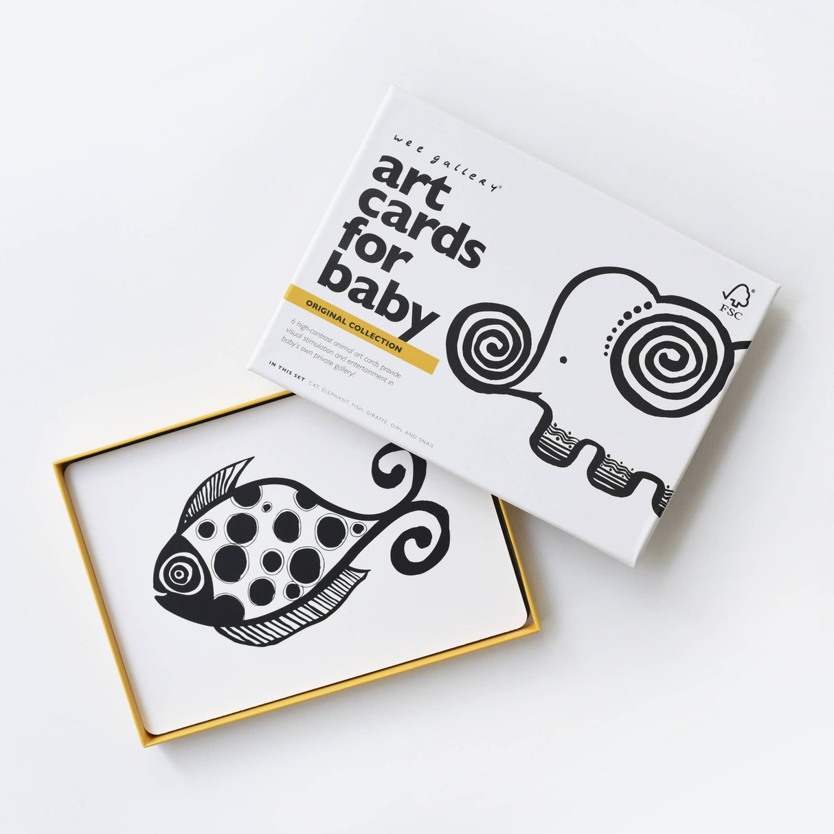 Art Cards for Baby - Original Animals