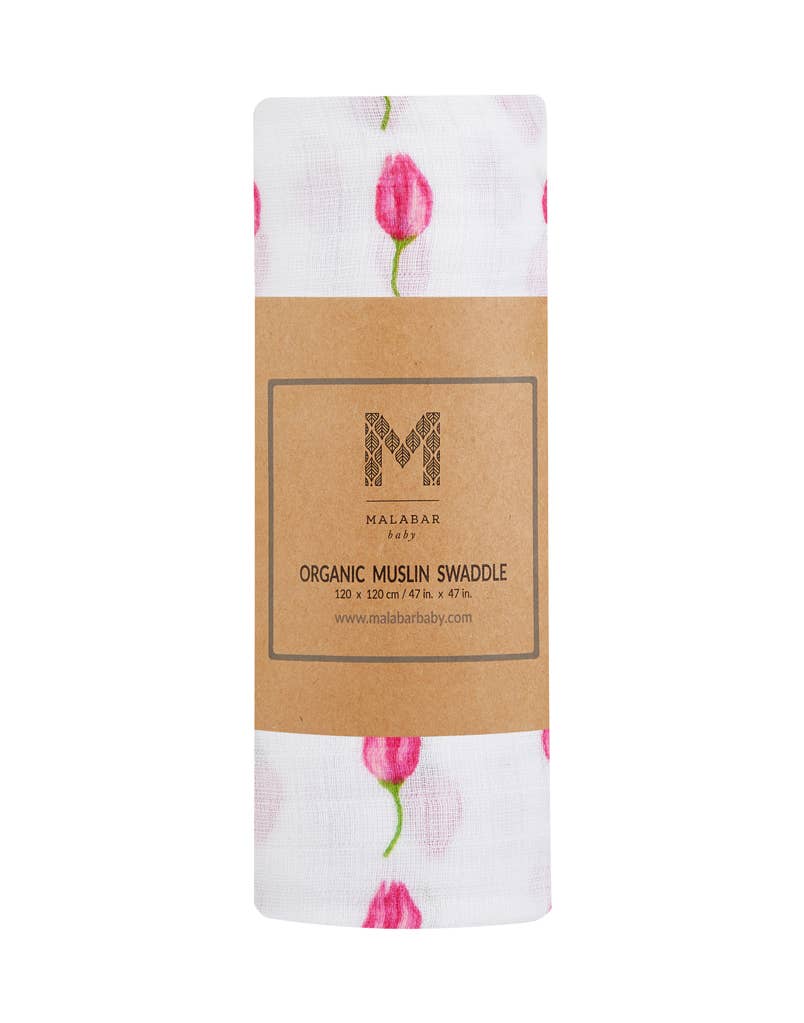 Single Swaddles: GOTS Certified Organic Cotton Muslin