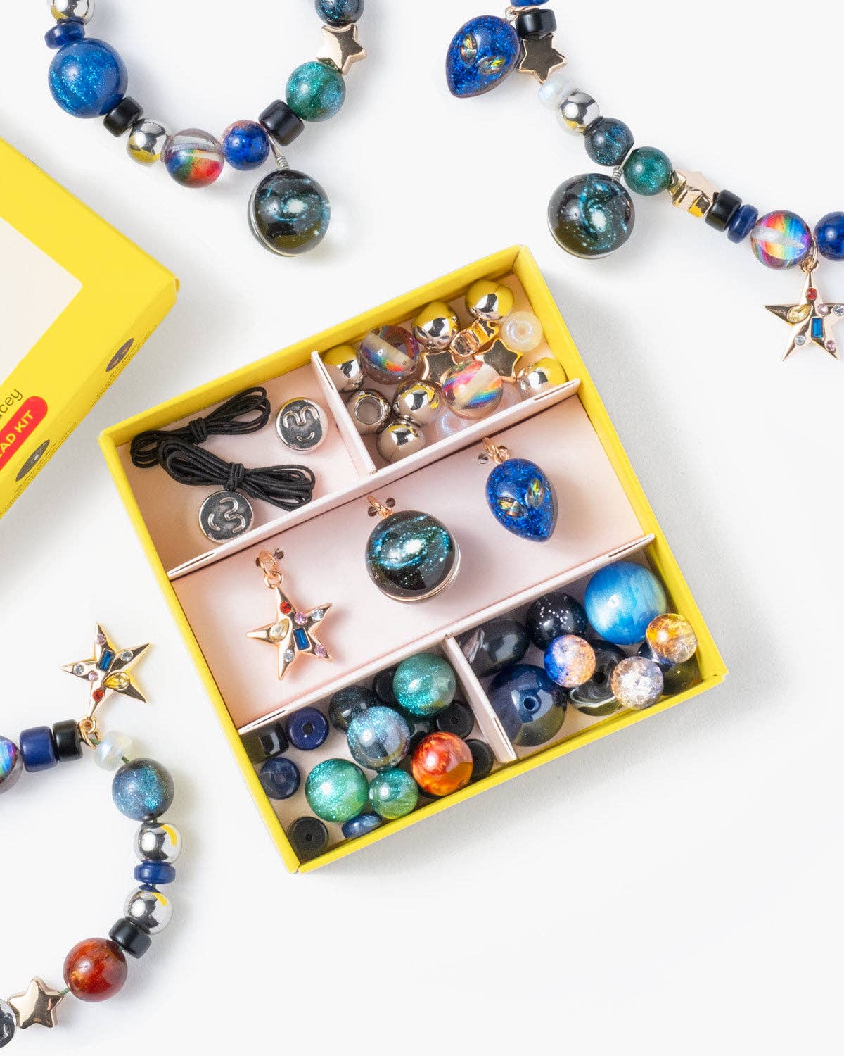 Space Charm Theme Mini Bead Kit