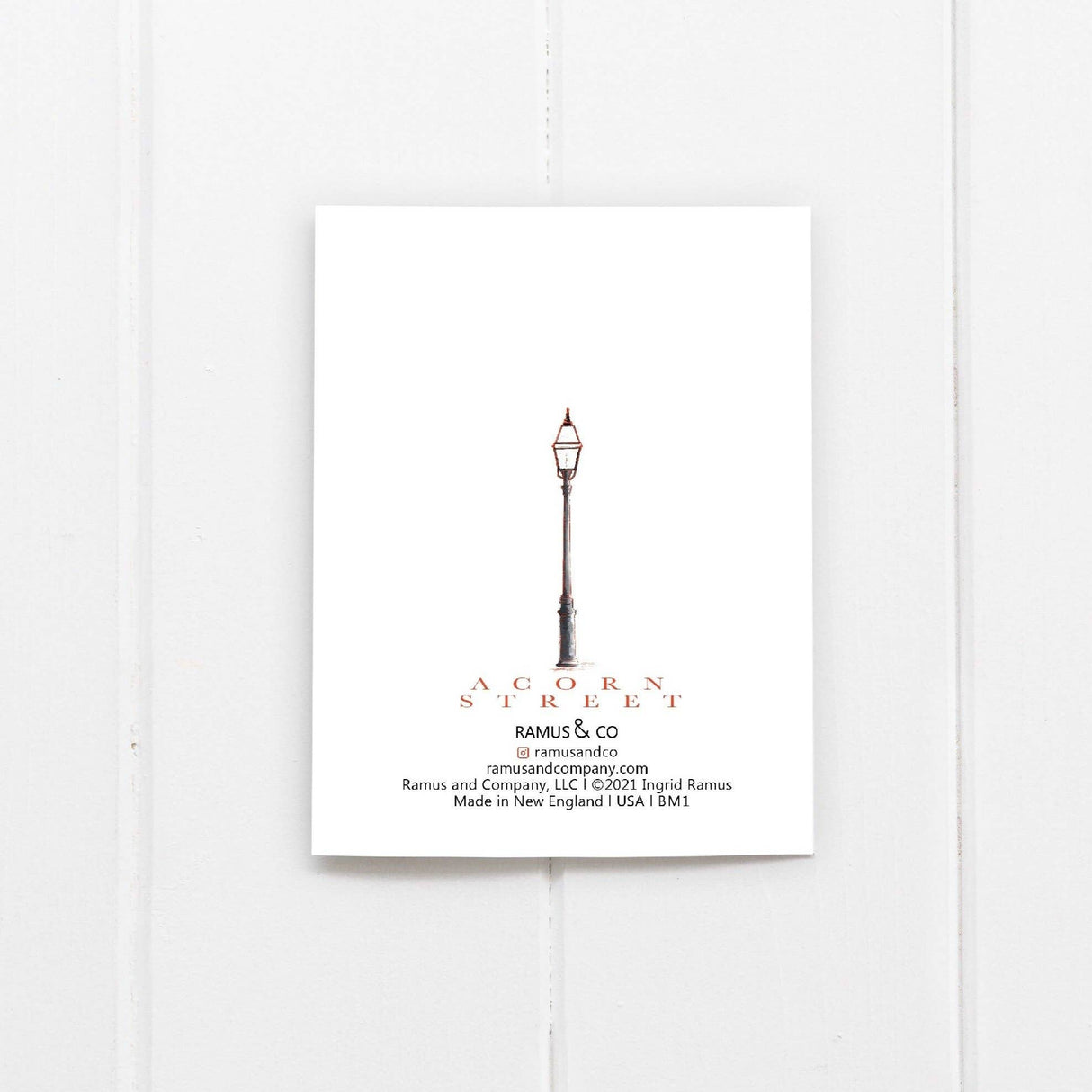 Boston MA Greeting Card