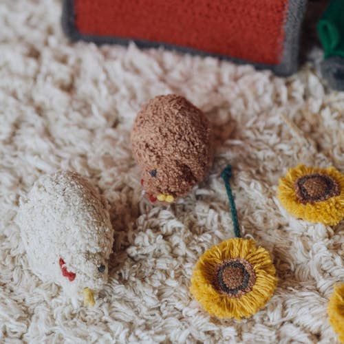 Washable play rug Farm Fields