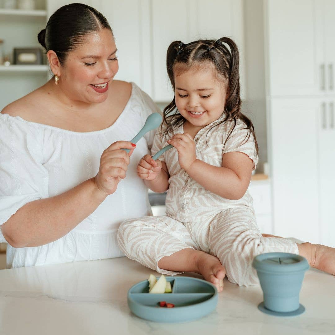 2pc Silicone Baby Spoon Set | 6 Colors