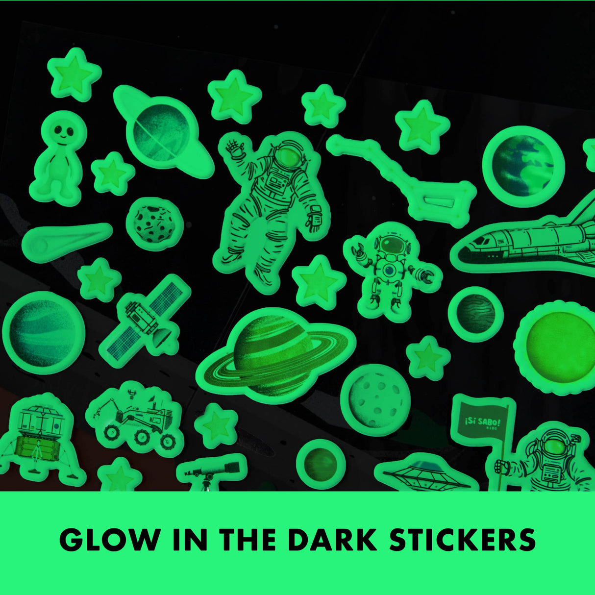 Reusable Space Puffy Sticker Activity Book For Kids