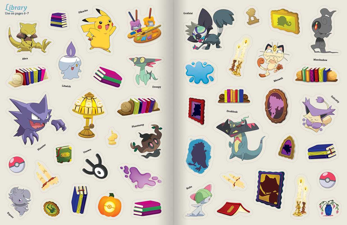 Pokémon Halloween: The Official Sticker Book by Pikachu Press