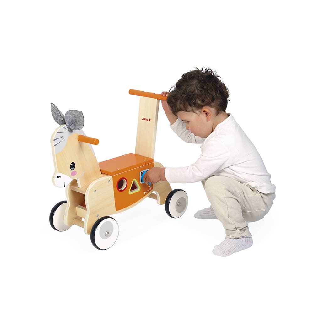 Farm | Ride-On | Donkey with Shape Sorter