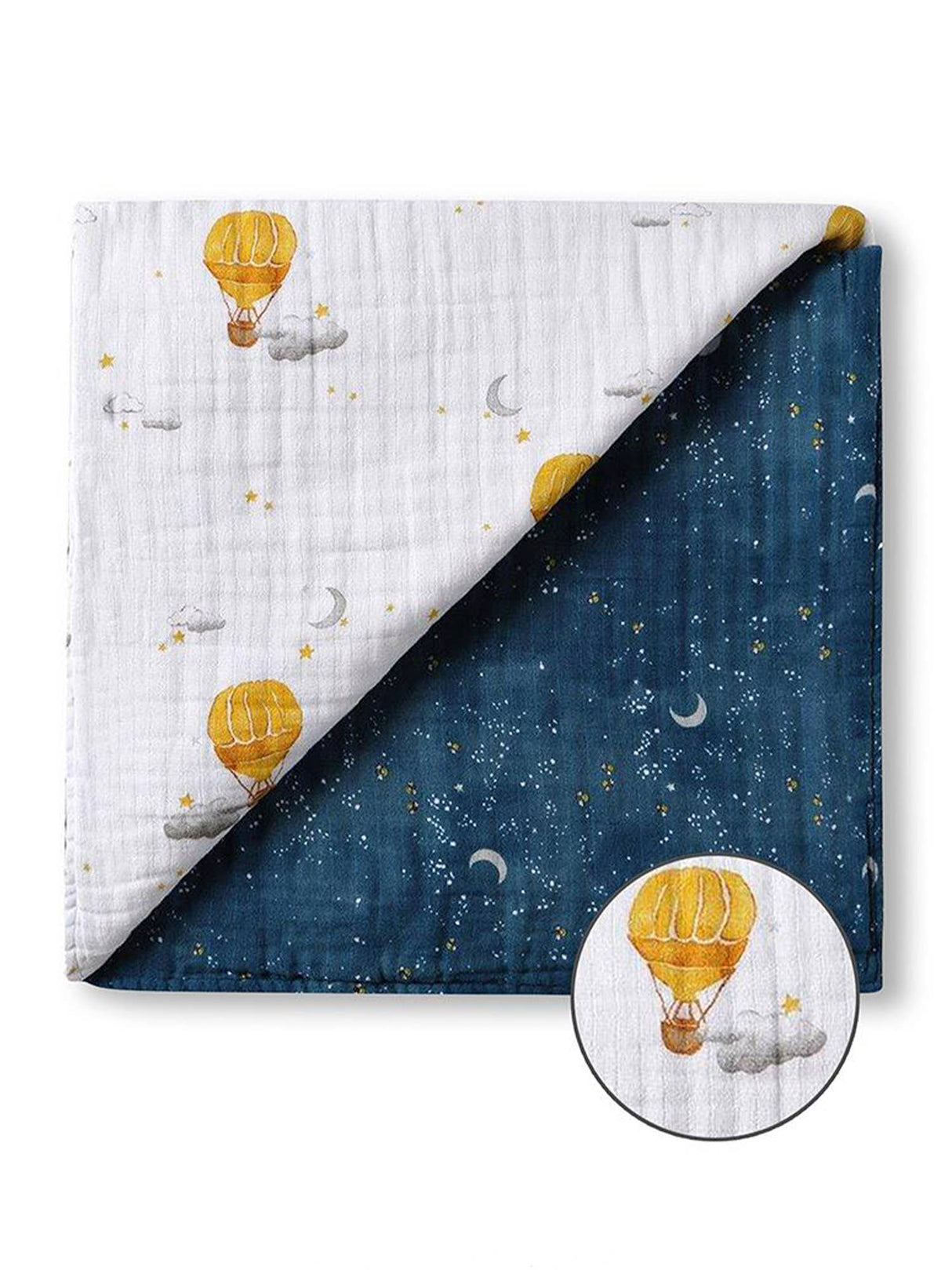 4-Layer All Season Reversible Blanket: Organic Cotton