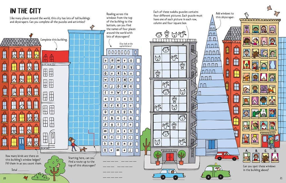 Travel Activity Book : Usborne