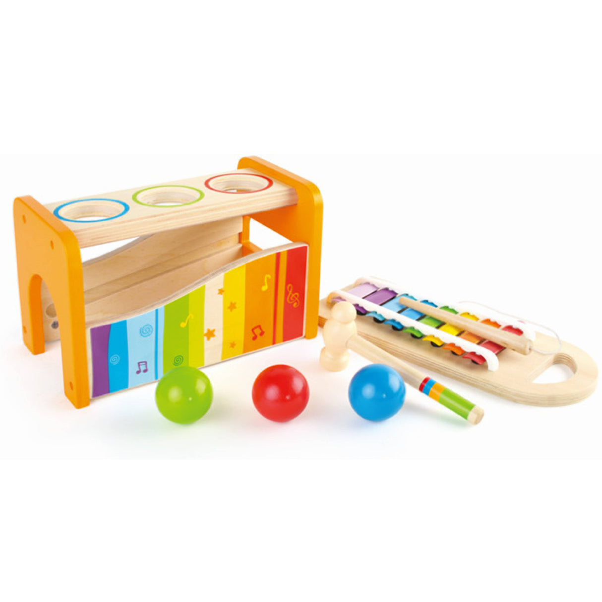 Hape Pound&Tap Bench - Musical Toy w/ Xylophone for Toddlers