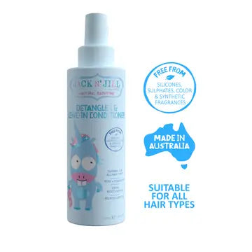 Jack N' Jill Detangler & Leave-in Conditioner - Natural 200m