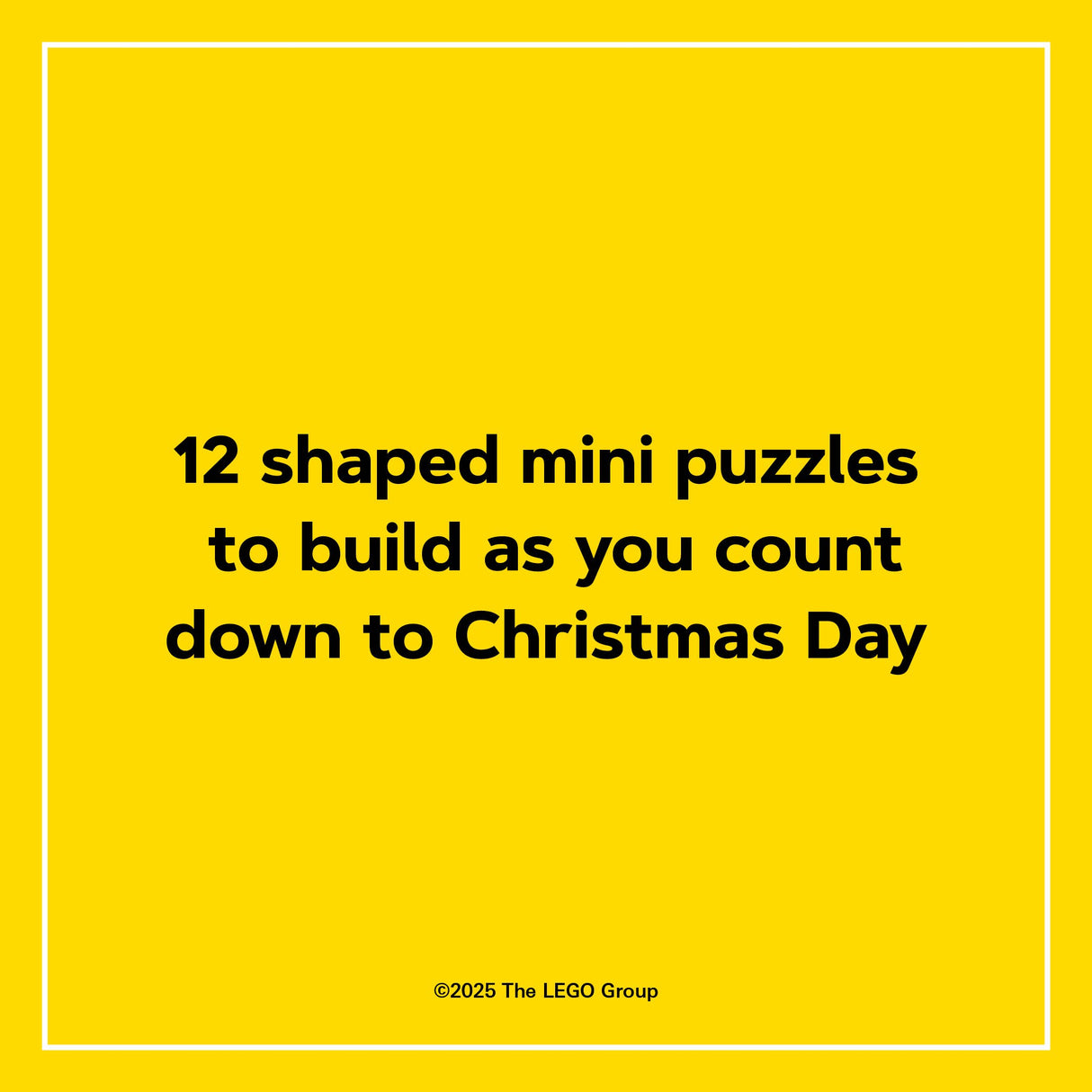LEGO Countdown to Christmas Puzzles