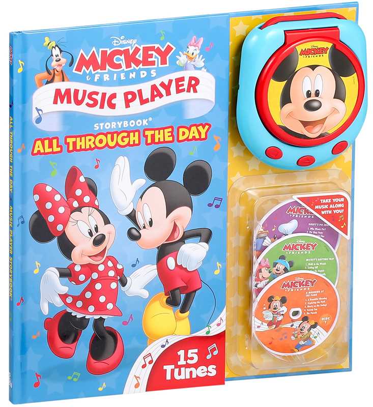 Disney Mickey Mouse: All Through the Day Music Player Storybook by