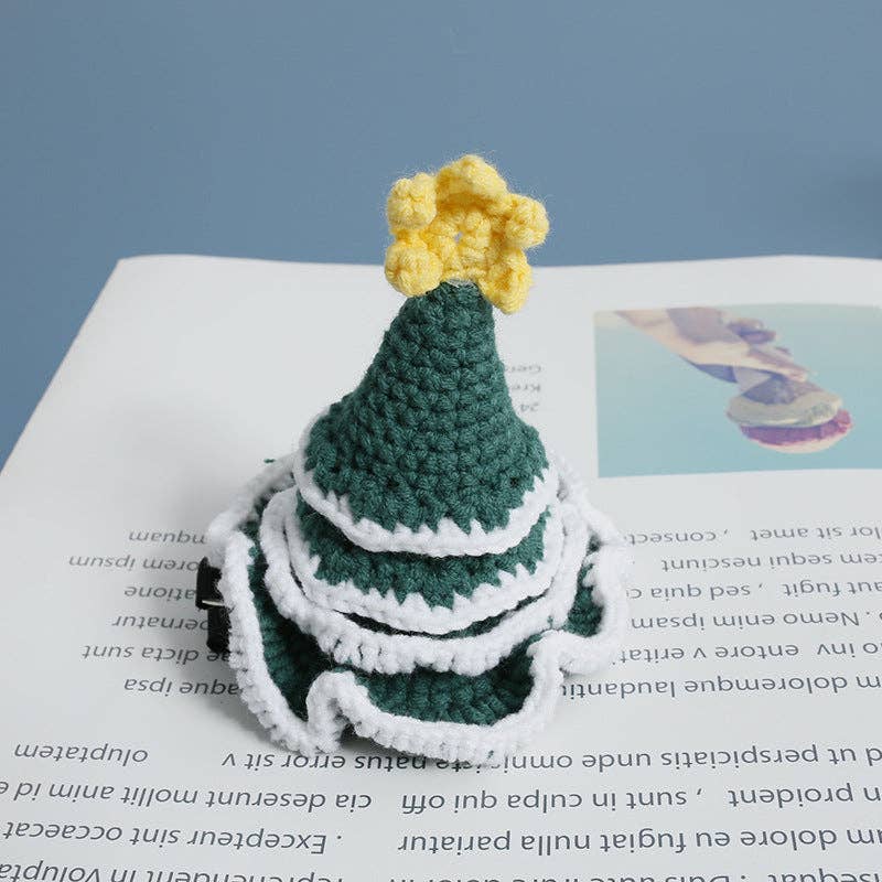 Colorful Princess Crochet Hat Hair Clip Handmade Hair Accessory